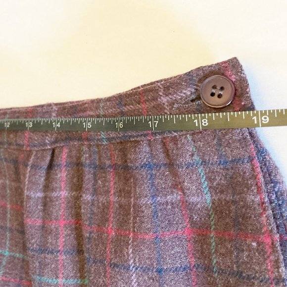 Pendleton Vintage Wool Suit Purple Plaid Plus Jacket Skirt Set Classic Tartan 16 - Picture 10 of 11
